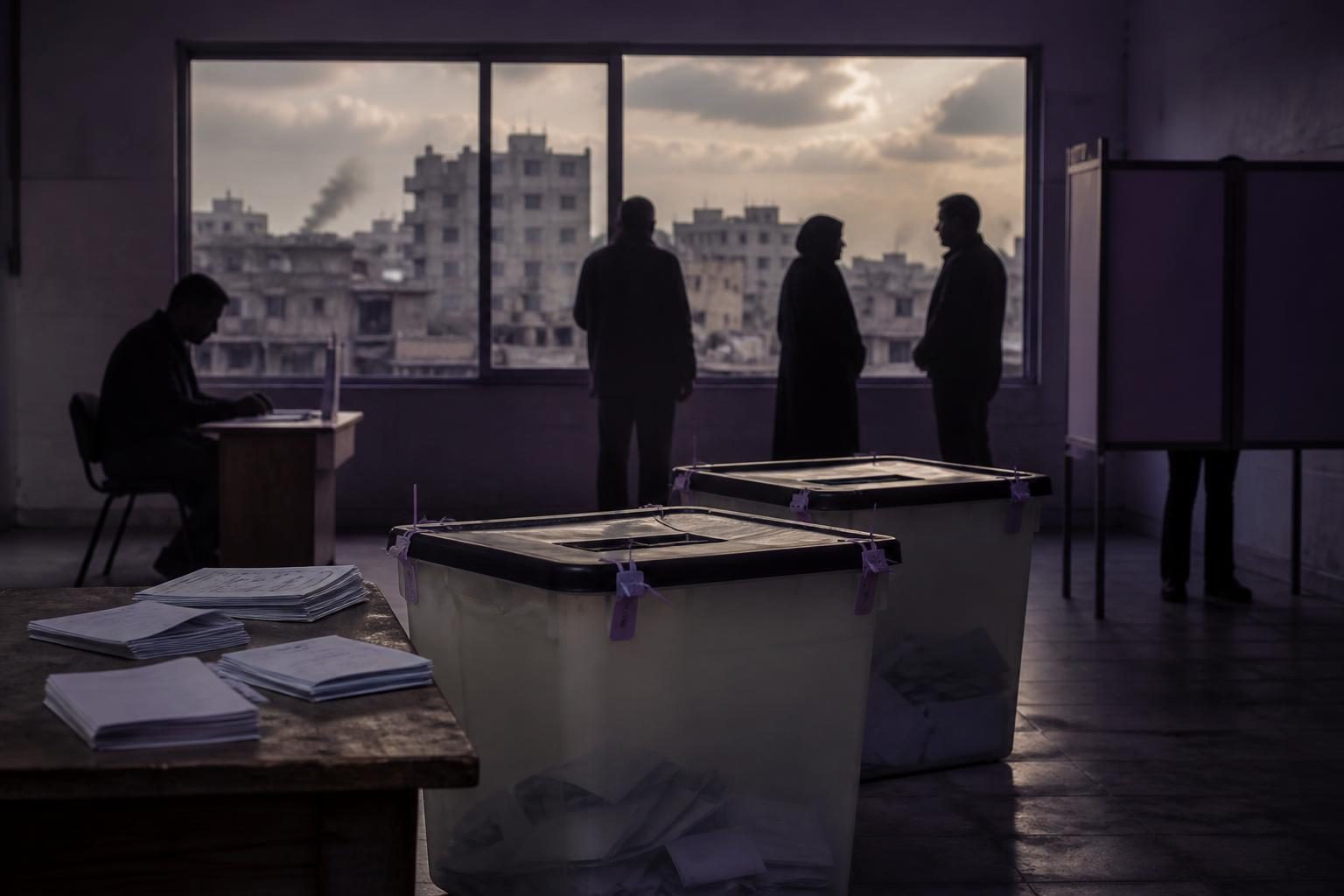 Eleitores israelenses votam em cédulas de papel na eleição parlamentar