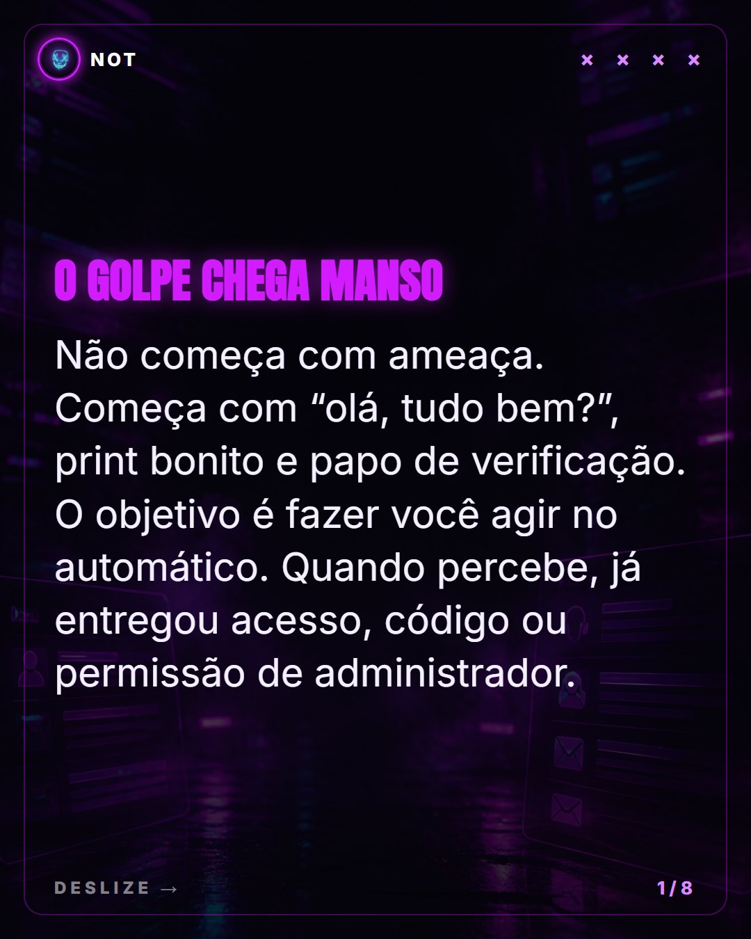 SUPORTE FALSO: slide 2 de 10