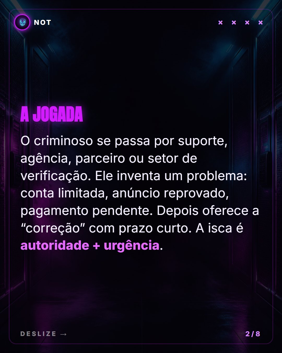 SUPORTE FALSO: slide 3 de 10