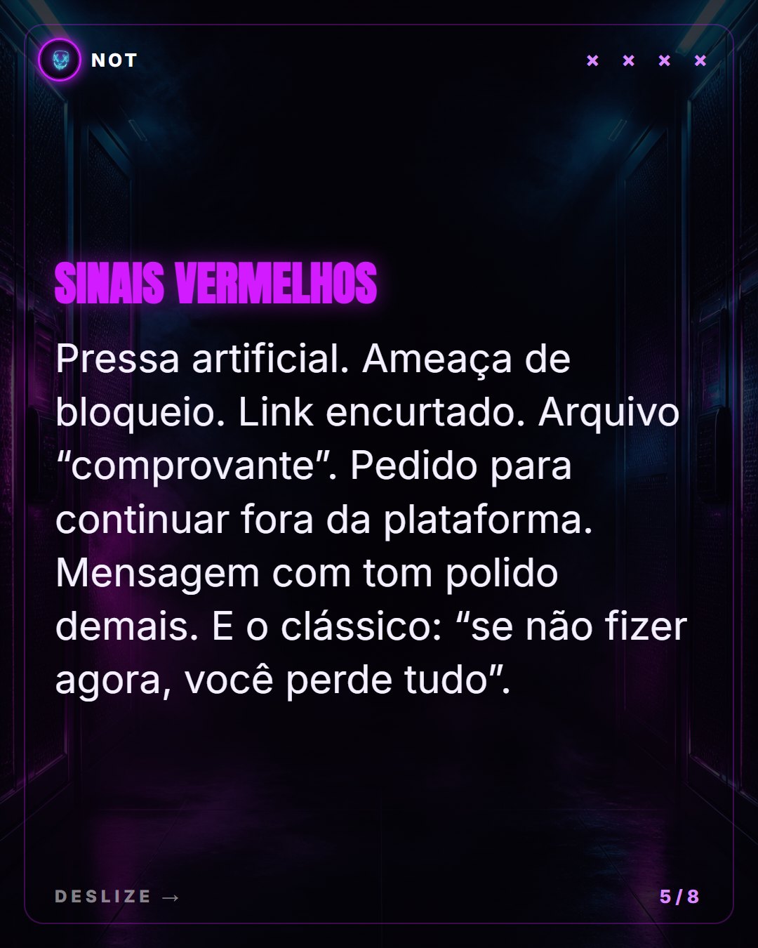 SUPORTE FALSO: slide 6 de 10