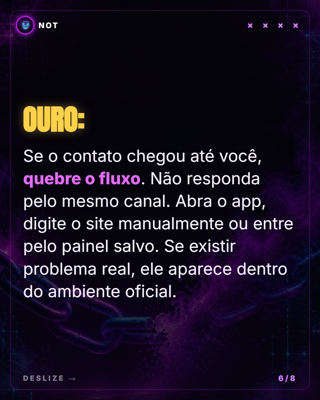 SUPORTE FALSO: slide 7 de 10