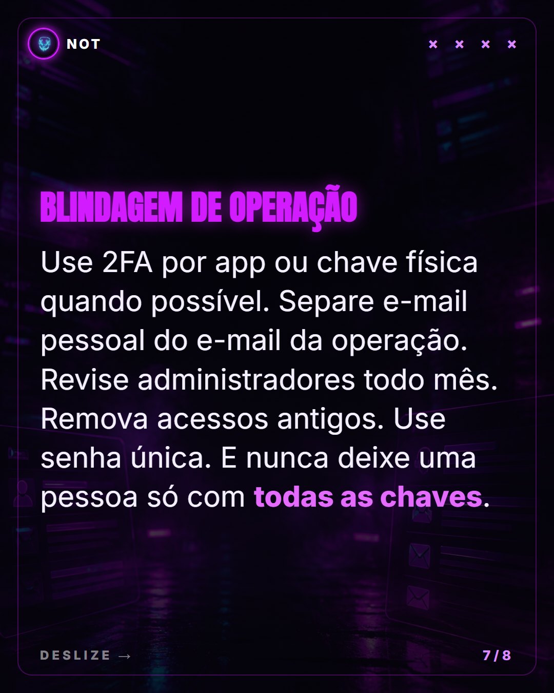 SUPORTE FALSO: slide 8 de 10