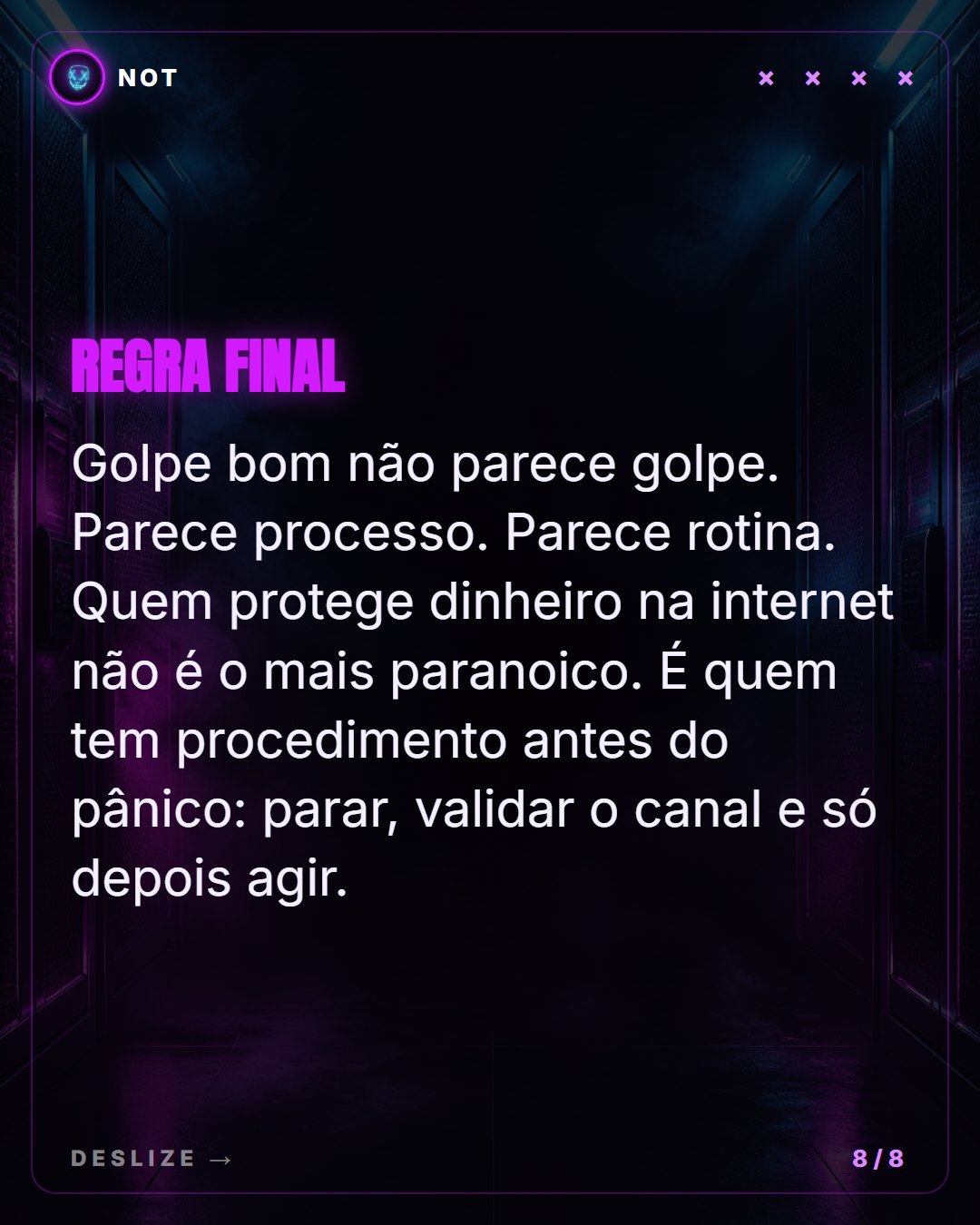 SUPORTE FALSO: slide 9 de 10